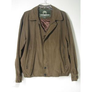 Weatherproof Suede Bombers Jacket